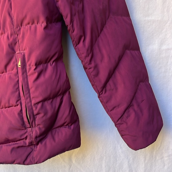 Excellent Condition Purple Talbot’s Full Puffer Coat with hood Sz SM - Picture 4 of 11